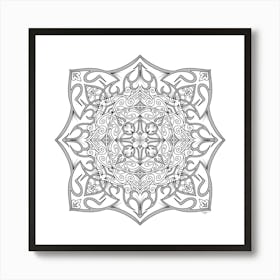 Mandala Design Art Print