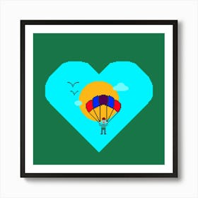 Heart Icon Art Print