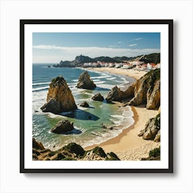 Beach In Portugal 6 Art Print