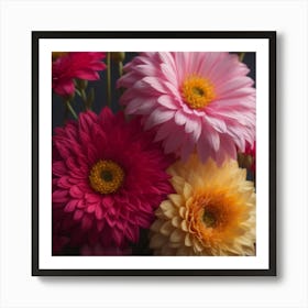 Bouquet Of Flowers Art Print