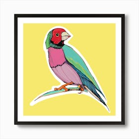 Bird In Yellow Art Print