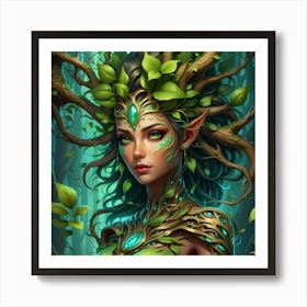 Elven Girl Art Print