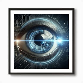 Eye Of The Future Art Print