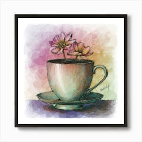 Cup Of Tea Art Print