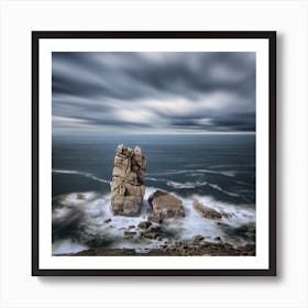 Cloudy Day Square Art Print