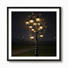 Default Create Unique Design Art Street Light 2 Art Print