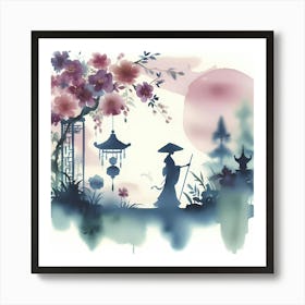 Chinese Painting 18 Art Print