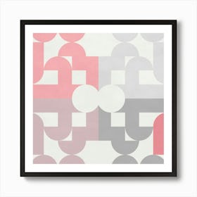 Abstract Geometric Pattern 2 Art Print