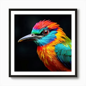 Colorful Bird Art Print