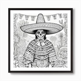 Day Of The Dead 17 Art Print