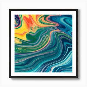 Abstract Painting 5 Art Print