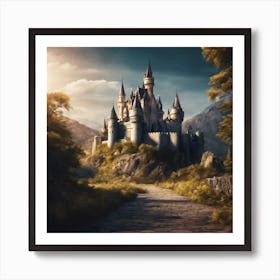 Castle Stock Videos & Royalty-Free Footage 3 Art Print