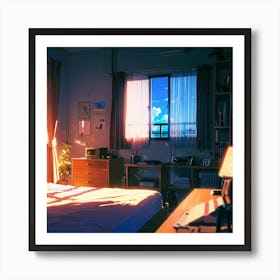 Bedroom 3 Art Print