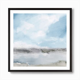 All Quiet Landscape Square Art Print