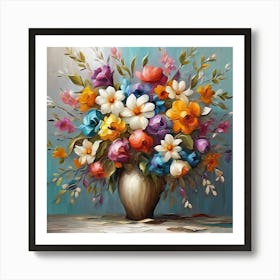 Flowers In A Vase 1 Art Print