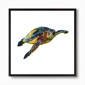 Hawksbill Sea Turtle 2 Art Print