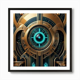 Futuristic Art Art Print