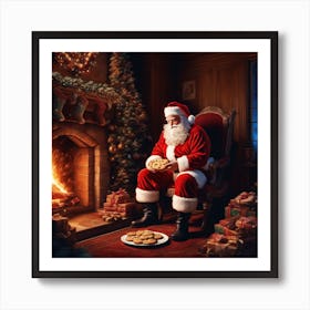 Santa Claus 3 Art Print