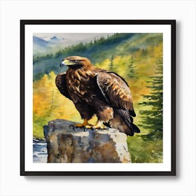 Golden Eagle 1 Art Print