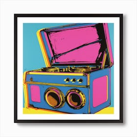 Music Box Pop Art 1 Art Print