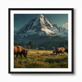 Mountain Art Art Print