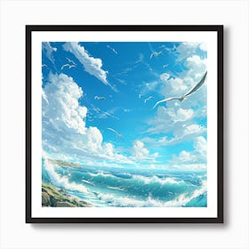 Seascape Art Print