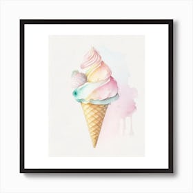 Ice cream print 4 Affiche