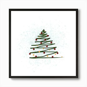 Christmas Tree Art Print