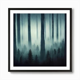 Dark Forest 3 Art Print