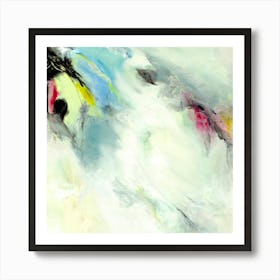 Pastel Abstract Painting Print "Wave of Serenity" Pastel Home Decor, Modern, Contemporary, Minimalist Art Print