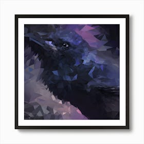 Crow Picture Art Print