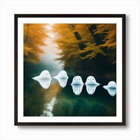 Ghosts In The Water 1 Art Print