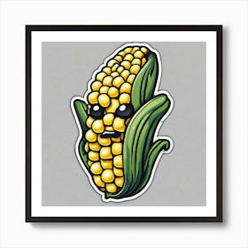 Sweetcorn As A Logo Perfect Composition Beautiful Detailed Intricate Insanely Detailed Octane Rend (1) Art Print