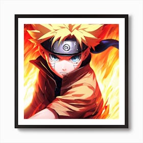 Naruto 9 Art Print