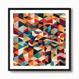 BB Borsa Abstract Geometric Pattern Art Print