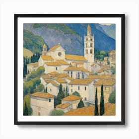 Kirche In Cassone Gustav Klimt Art Print 2 Art Print