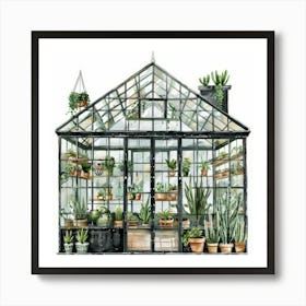 Greenhouse 7 Art Print