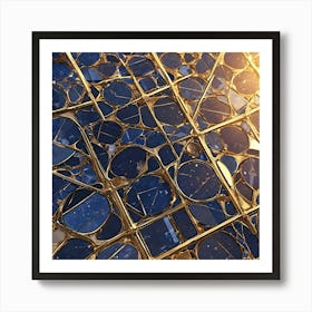 Celestial Lattice Art Print