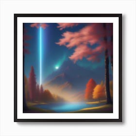 Tree In The Forest Art Print