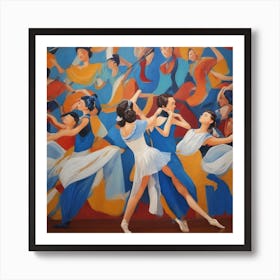 Dancers 1 Art Print