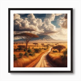 Road To The Savannah Art Print