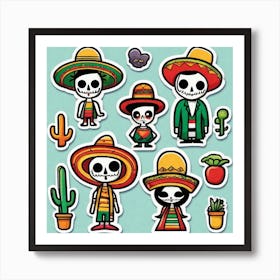 Mexican Family Art Print