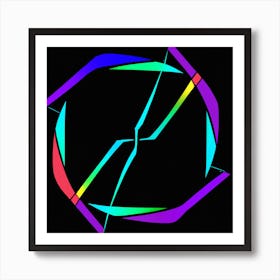 Rainbow Arrow Art Print