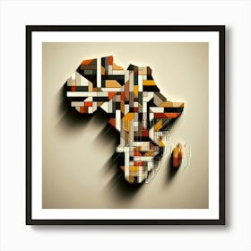 Contours of Ubuntu Art Print