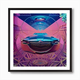 Futuristic Car 7 Affiche