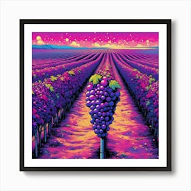 Purple Grapes 8 Poster