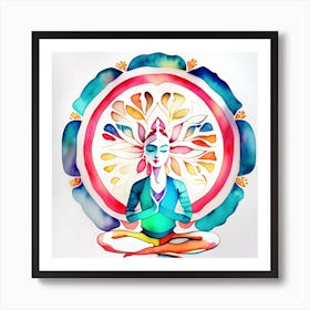 Yoga_1 Art Print