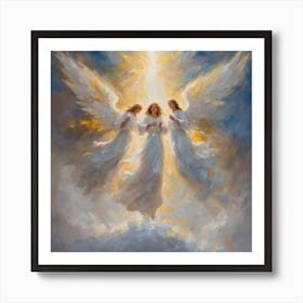 Angels In The Sky Art Print