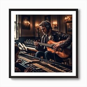 People haven’t always been there for me, but music always has. Art Print