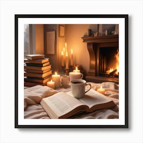 Cozy Bedroom 1 Art Print